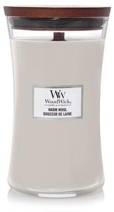 WoodWick Warm Wool váza velká
