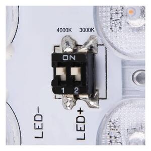 SLV 1003451 Ainos square, venkovní nástěnné a stropní svítidlo se senzorem LED 18W, bílé, 3000/4000K, 30x30cm, IP65
