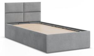 AG Čalouněná postel BORGO 90x200 výběr z barev TRINITY 14 světle šedá