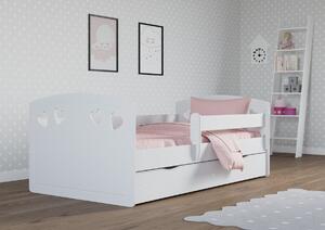 Dětská postel se zábranou Ourbaby Julie 160x80 cm bílá
