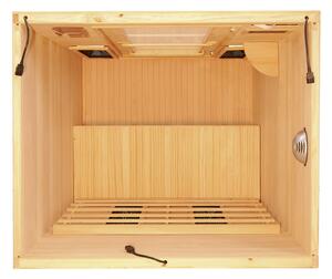 Infračervená sauna/ tepelná kabina Oslo s plnospektrálními zářiči a dřevem Hemlock