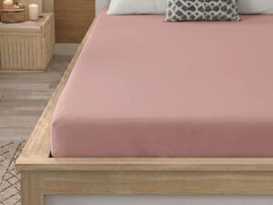 Prostěradlo z mikrovlákna MICROVELLE světle růžové 90x200 cm