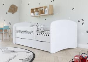 Dětská postel se zábranou Ourbaby Loki 140x70 cm bílá