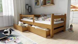 Dětská postel přízemní Alis DP 018 Certifikát Lakovaná borovice 80 x 180 cm