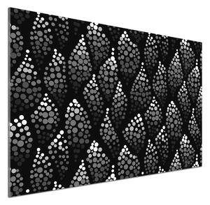 Panel lacobel Černobílé tečky pl-pksh-100x70-f-108889410
