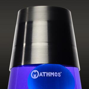Mathmos Astro Vinyl, originální lávová lampa s fialovou tekutinou a červenou lávou, 44cm