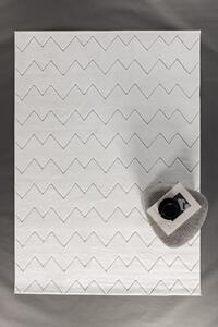 Obdélníkový koberec Fia, bílá, 230x160