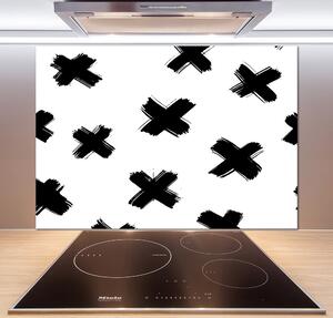 Panel do kuchyně Černobílé skvrny pl-pksh-100x70-f-112206634