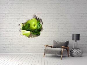 Samolepící nálepka beton Zelená jablka nd-p-83345203