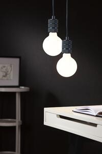 Paulmann 78432 Tilla, černé svítidlo pro dekorativní žárovku, 1x60W E27 délka 210cm