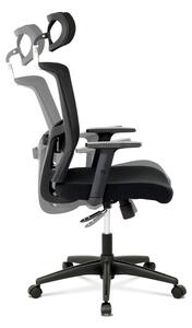 Kancelářská židle s podhlavníkem a houpacím mechanismem KA-B1013 BK
