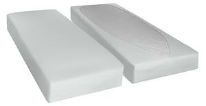 BELLATEX Elastické rychloupínací prostěradlo Šedá 90x200x20 cm