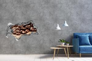 Nálepka 3D díra na zeď Zrnka kávy nd-b-122026573