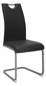 KONDELA Jídelní židle, tmavěšedá, DEKOMA