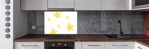 Panel do kuchyně Žluté hvězdy pl-pksh-100x70-f-127105931