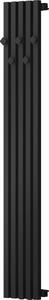 Mexen Flux dekorativní koupelnový radiátor 1500 x 240 mm, 450 W, černý - W127-1500-240-00-70