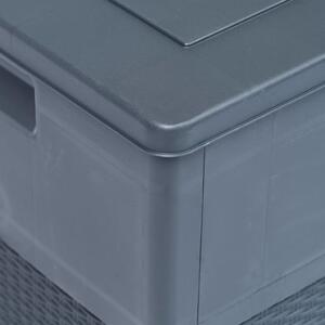 Venkovní úložný box - 320L - antracitový | 119x46x60 cm