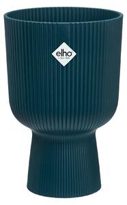 Elho plastový květináč Vibes fold Coupe deep blue Ø 14 cm