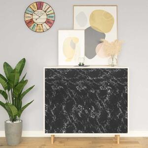 Samolepící tapeta na nábytek černý kámen 500 x 90 cm PVC 326143