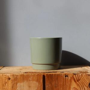 Květináč Eno Matt olive Ø 10 cm