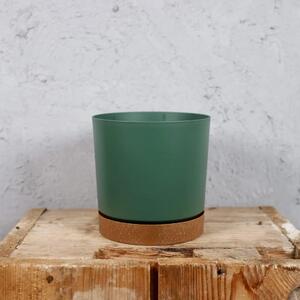 Prosperplast plastový květináč Tubo PM pine green Ø 18 cm