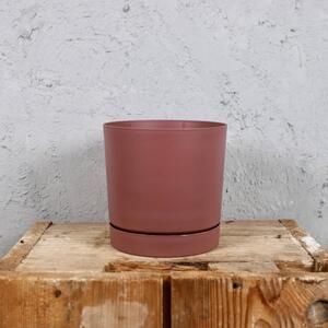 Prosperplast plastový květináč Tubo P marsala Ø 15 cm