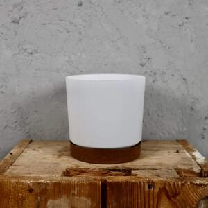 Prosperplast plastový květináč Tubo PM white Ø 18 cm
