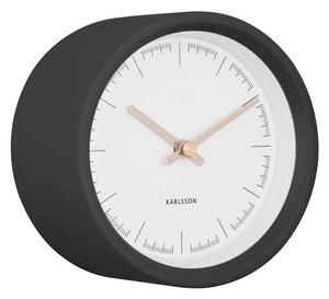 KARLSSON Nástěnné hodiny Dense černé 12,5 x 12,5 cm