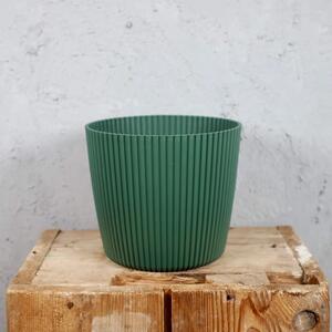 Prosperplast plastový květináč Milly round pine green Ø 14 cm
