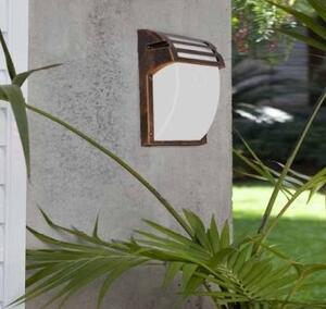 AMALFI venkovní nástěnné svítidlo 1x E27 60W bez zdroje IP44, mosaz patina