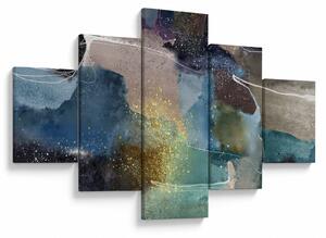 Obraz - Akvarelová abstrakce (125x70 cm)
