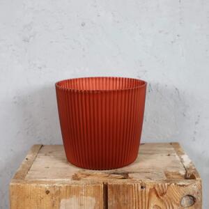 Prosperplast plastový květináč Milly round copper Ø 17 cm