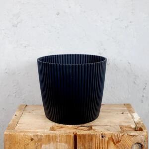 Prosperplast plastový květináč Milly round antracit Ø 17 cm