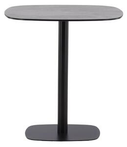 Konferenční stolek Milano, černá, ø70