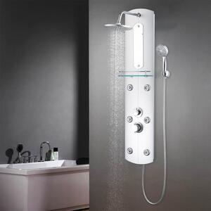 Sprchový panel - stříbrný | 25x43x120 cm