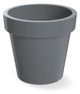 Prosperplast plastový květináč Lofly stone grey Ø 24 cm