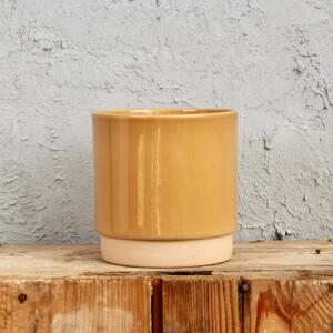 Květináč Eno Duo dusty ocher Ø 12 cm