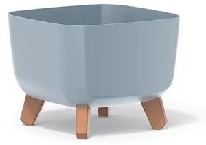 Prosperplast plastový květináč Gracia Square grey Ø 24 cm