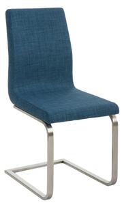 Jídelní židle Belveder látkový potah, modrá