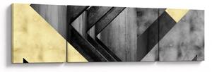 Obraz - Texturované tvary (170x50 cm)