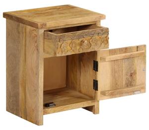 Noční stolek Maro z masivního mangovníkového dřeva | 40x30x50 cm