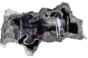 Díra 3D fototapeta nástěnná Motýli ve sklenici nd-b-50622699
