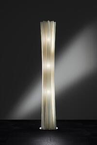 Slamp Bach Floor XXL, designová stojací lampa ze zlatého Opalflexu, 3xE27, výška 184cm