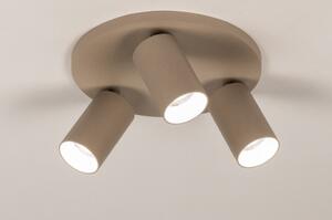 Stropní bodové svítidlo Average Spot Dark Taupe 3 Round (LMD)