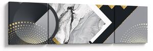 Obraz - Texturoavná koláž (170x50 cm)