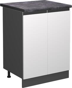 Spodní skříňka kuchyňské linky Vicco R-Line Bílá 60 cm , PD Antracit, Model 46185