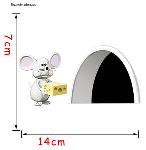 Živá Zeď Samolepka Myší díra