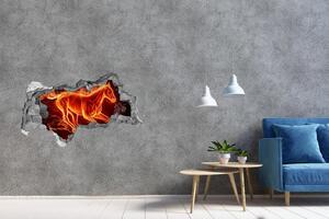 Díra 3D fototapeta na stěnu Kůň v plamenech nd-b-11746508