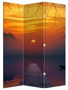 Paraván - Most při západu slunce (126x170 cm)