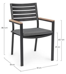 Bizzotto Zahradní židle Belmar I Barva: Bílá